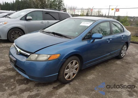 2006 Honda Civic Lx из США, поврежденный, VIN 1HGFA16556L048022